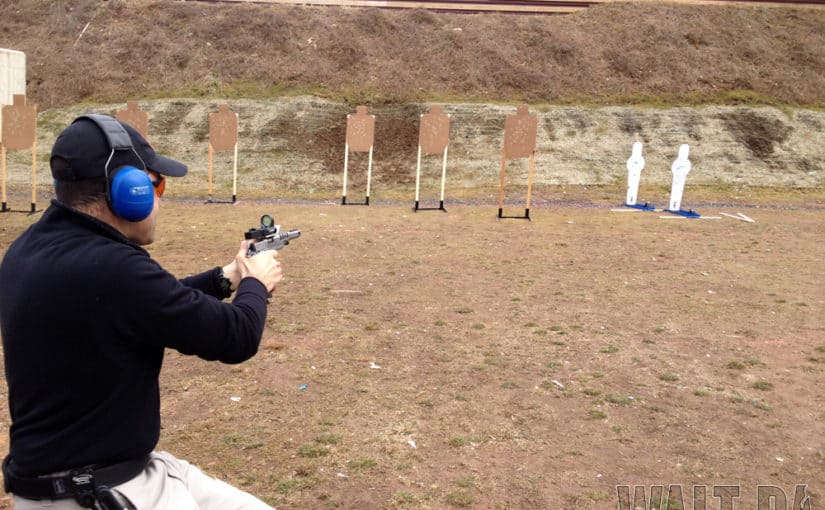 USPSA Shooters In Motion