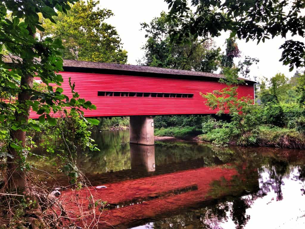 A Motorcycle Ride to the Sheeder-Hall Covered Bridge - Walt In PA